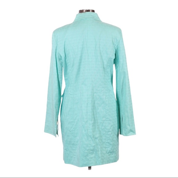Apt. 9 Women's Trench Coat in Aqua - Picture 2 of 3